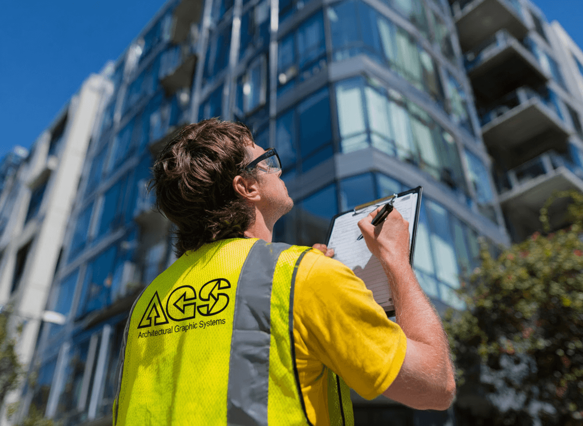 Alexander's Patisserie storefront showing finished branded graphics