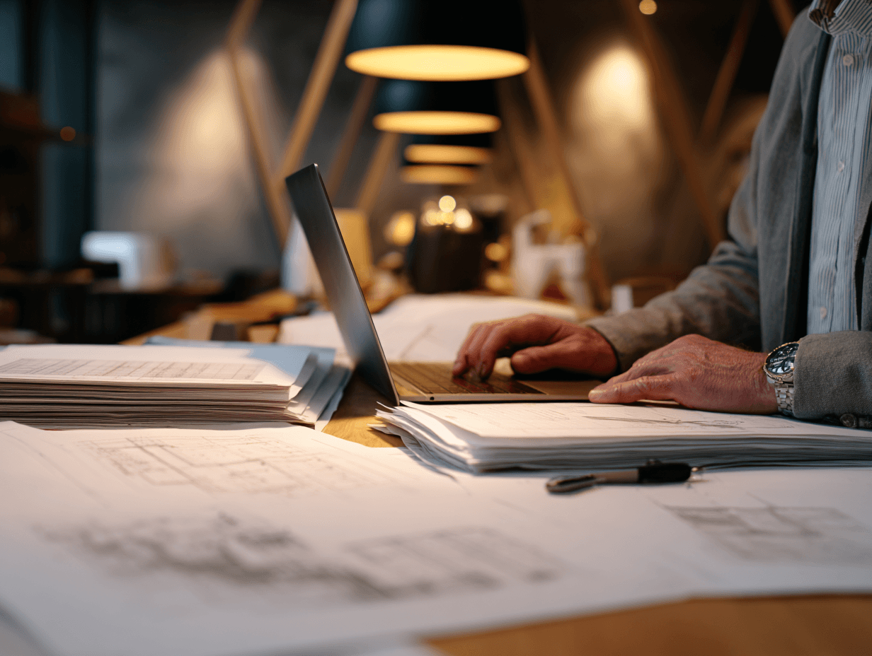 Permit approval and coordination stage for a monument sign project.