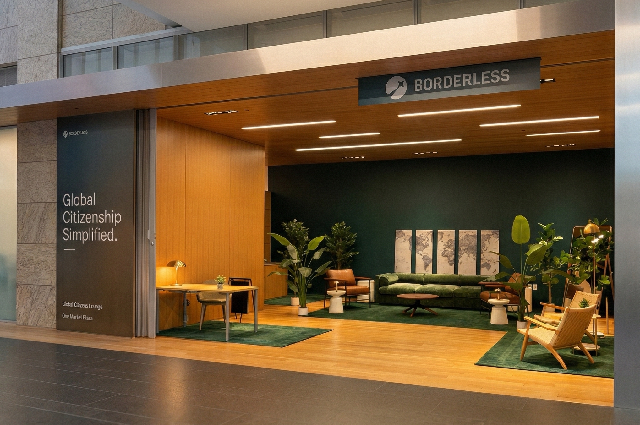 Angled view showing the precise application of a borderless vinyl graphic